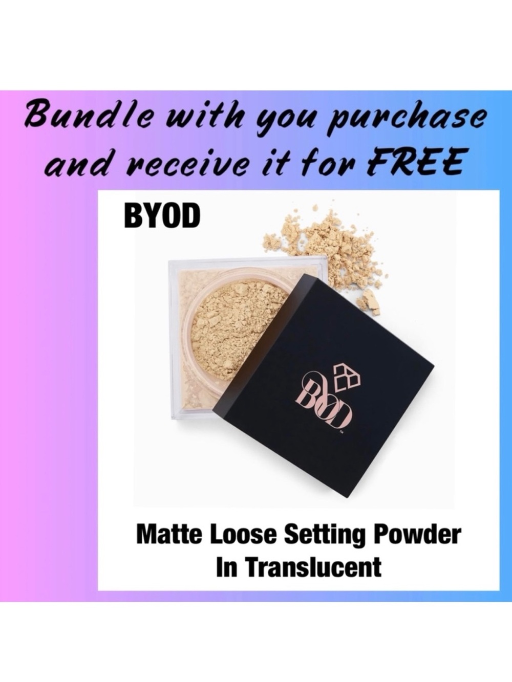 BYOD Matte Loose Setting Powder